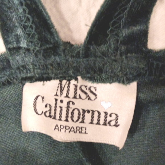 Miss California Velvet Evening Gown - Picture 11 of 16